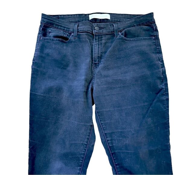 Levi’s Mid Rise Straight Black Jeans 18M 205 VGUC! - Picture 2 of 12